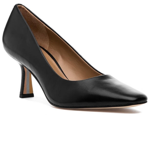 NWT SAM EDELMAN

RIKA PUMP BLACK LEATHER - Picture 1 of 7